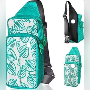 Portable Travel Carrying Case for Nintendo Switch,Fashion Leaf Design